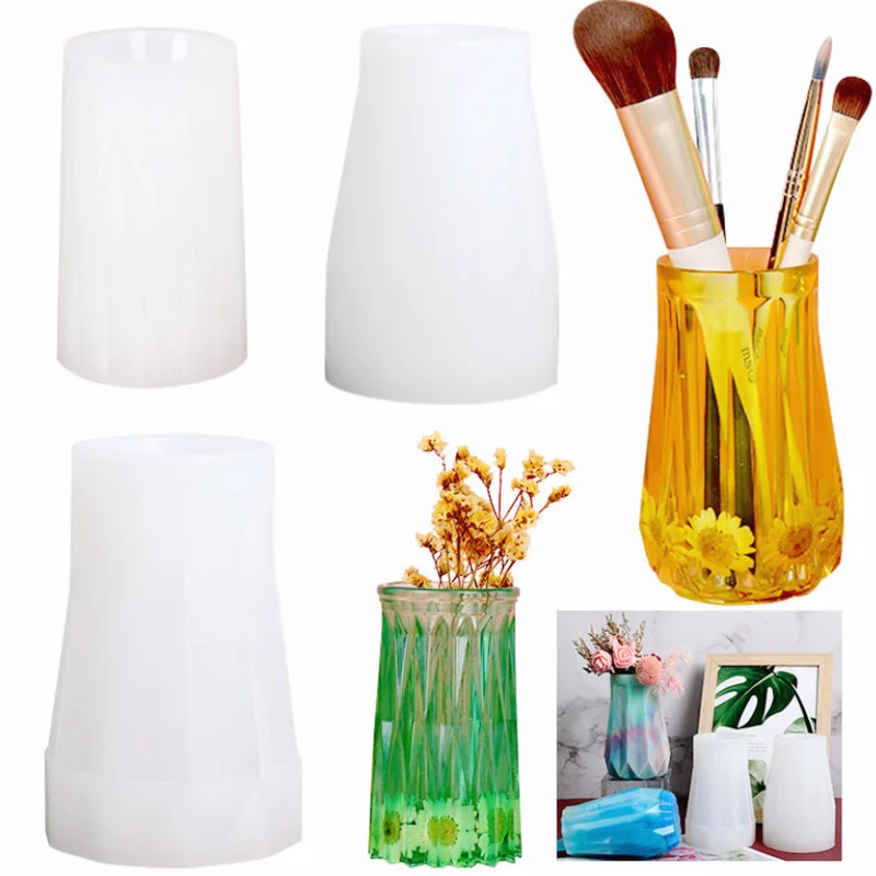 

Diy Vase Jewelry Fillings Pendant Silicone Mold Charms Handmade Epoxy Resin Cup Mould Craft