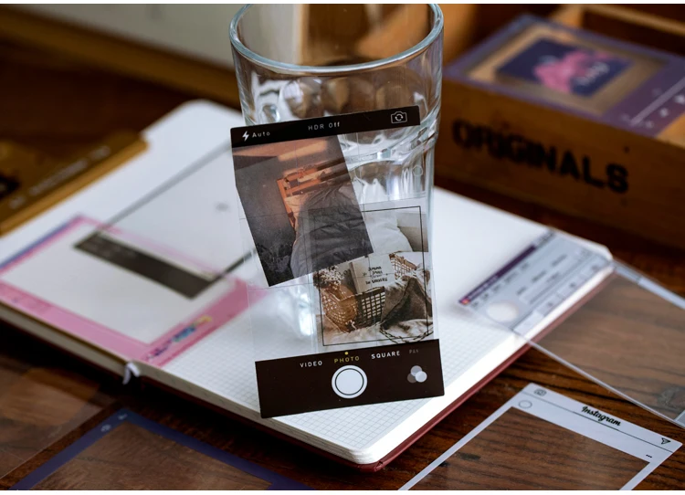 8 упак./лот mu Yu серии креативное Украшение DIY memo pad ПЭТ наклейки