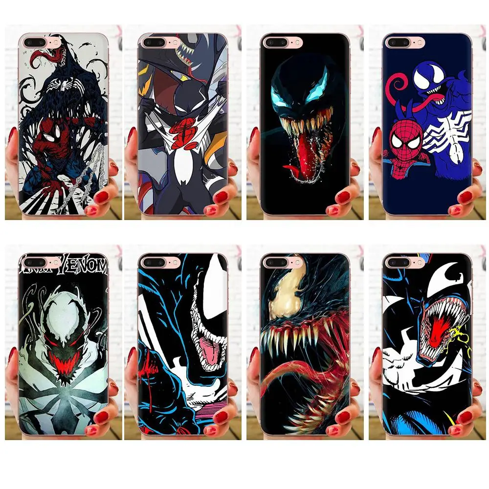 Venom для iPhone SE2020 11 Plus Pro X XS Max XR 8 7 6S SE 4S 5 5C 5S мягкий чехол из ТПУ с принтом &quotКапа