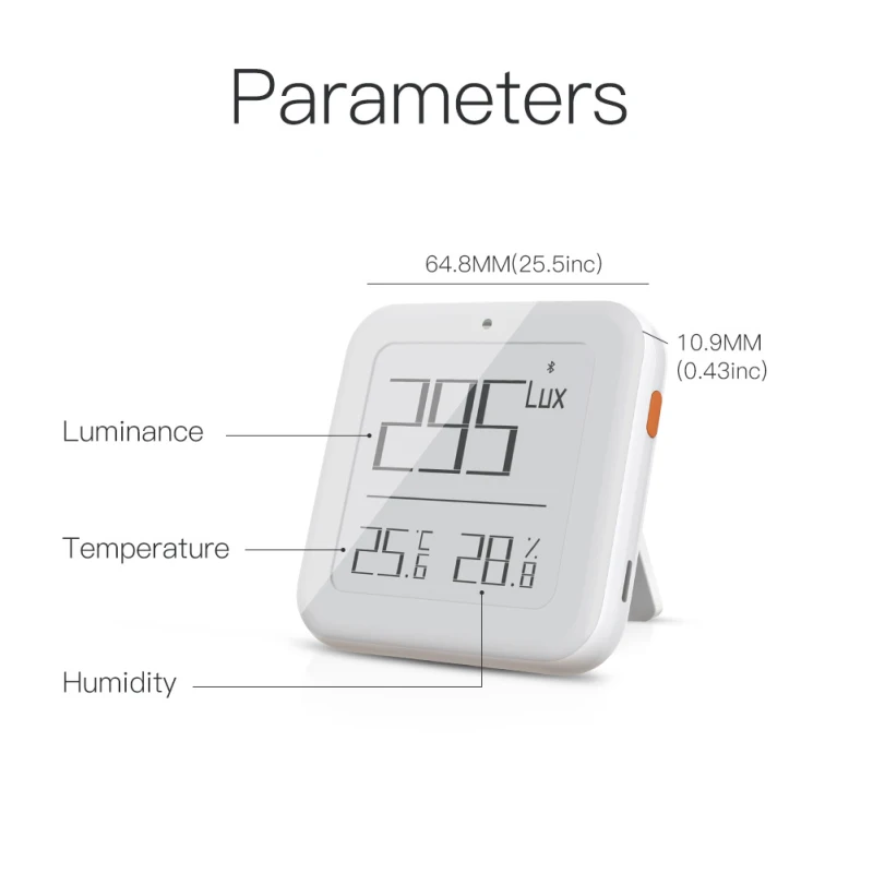 

1/2/5/10Set Bluetooth Photosensitive Smart Temperature and Humidity Sensor,Real-Time Notice via Tuya Smart Life APP,Record,Timer