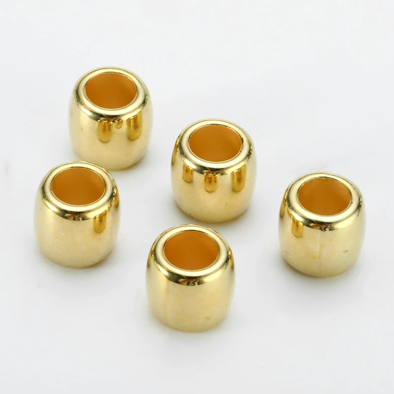 

30pcs Gold Hair Braid Rings Clips For Women Girls Dreadlocks Beads Circle Styling Tool 11mm Hole Hair Styling Accessories