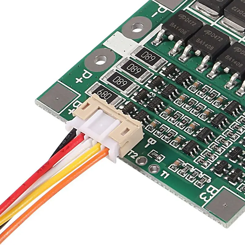 Плата защиты интегральных схем BMS 4 шт. 4S 30 А 14 8 в для литий-ионных аккумуляторов