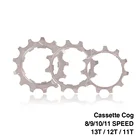 Кассета сменная для велосипеда, Cog для горного и шоссейного велосипеда, 8 9 10 11 скоростей, 11T 12T 13T, запасные части свободного колеса для SRAM, кассета shimano Sunrace