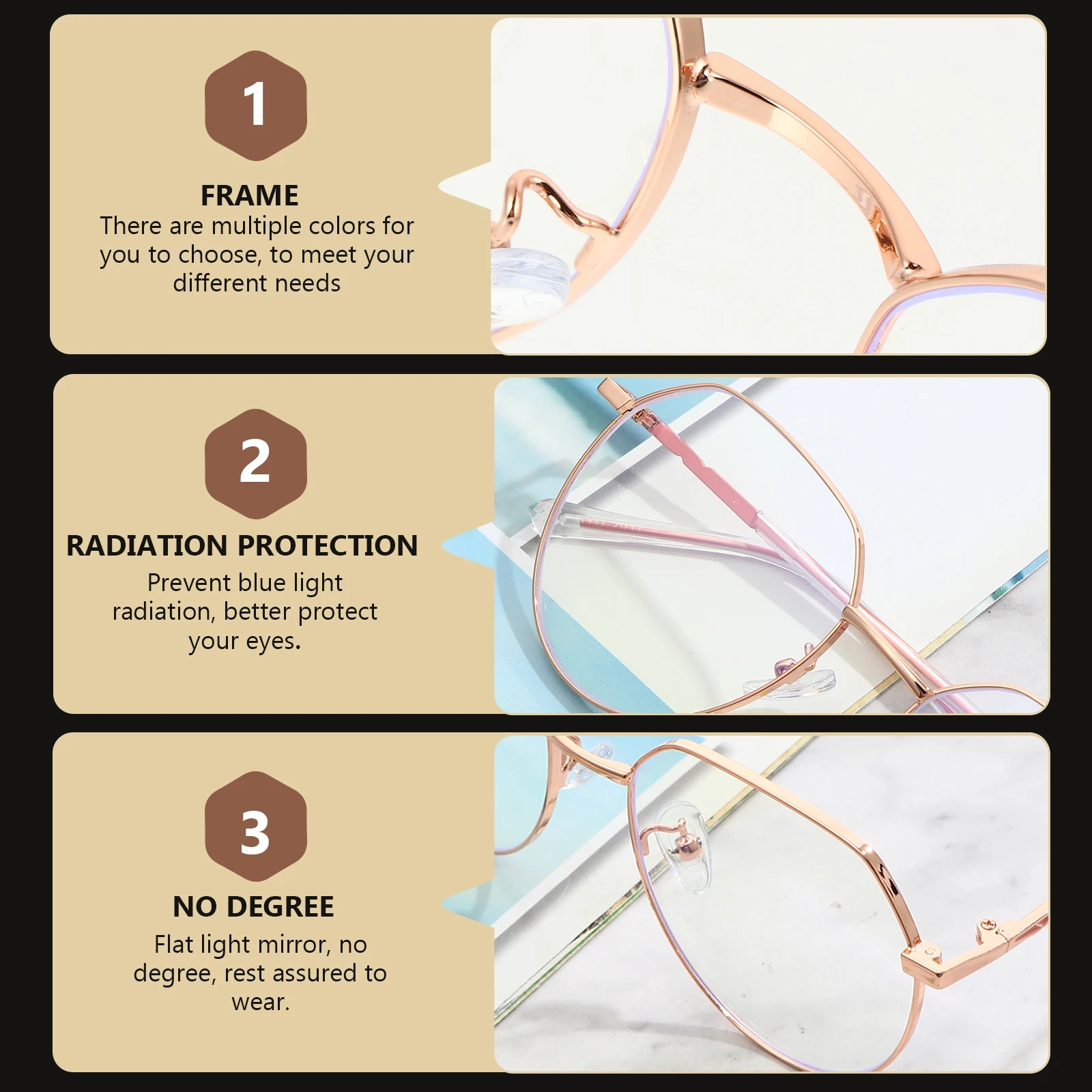 

Blue Light Blocking Glasses Party Masquerade Ornament Fashionable Eyewear