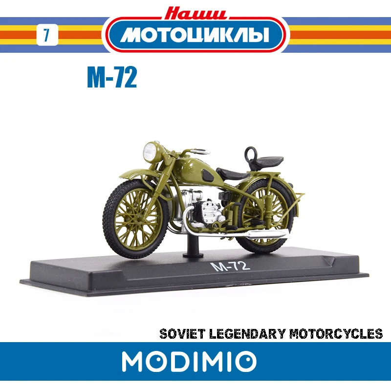 

Diecast M-72 Motorcycle Motor Bike Model Toy 1/24 Soviet URAL Alloy Off-road Motorcycle Model Adult Collection