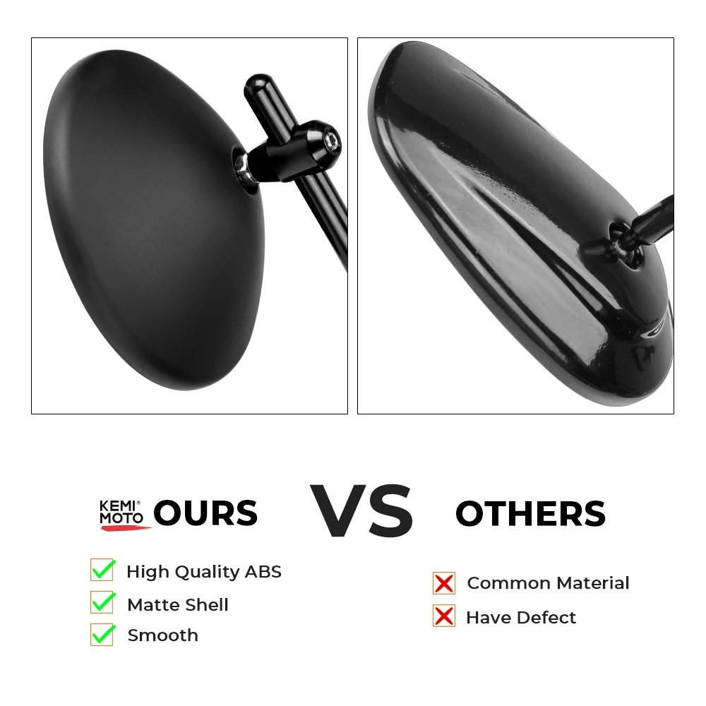 Зеркало заднего вида для мотоцикла универсальное зеркало скутера Harley Softail Dyna Street