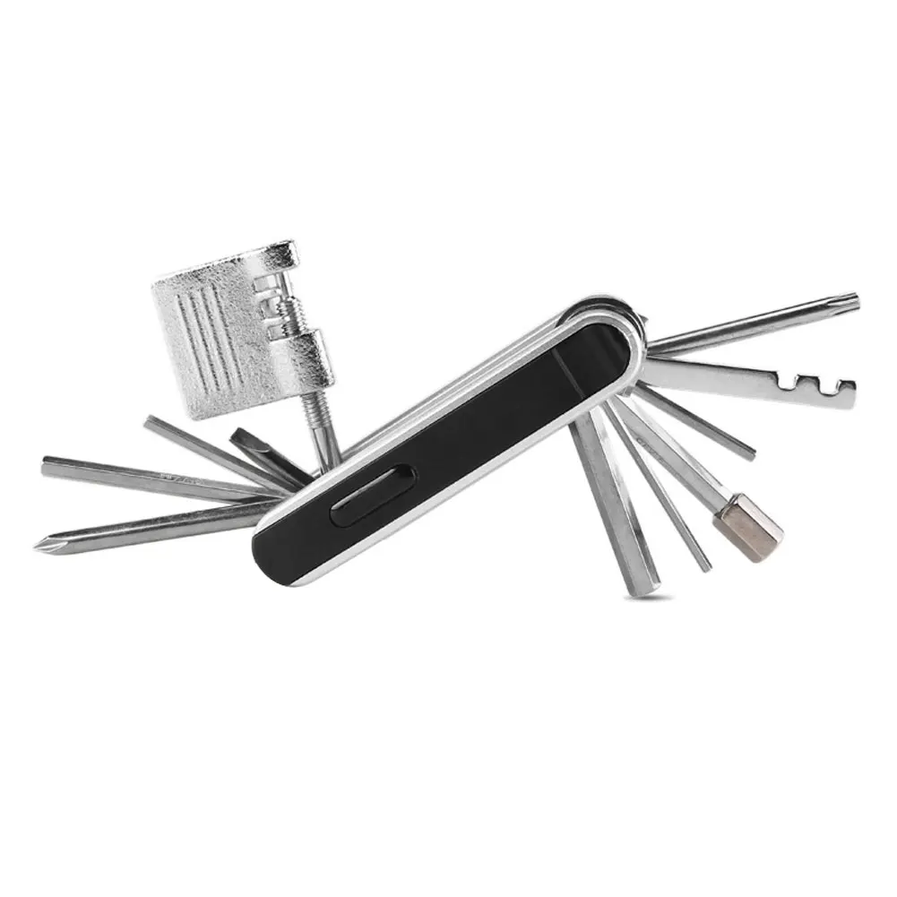

Portable 13 In1 Bicycle Repair Tools Kit Hex Spoke Cycling Screwdrivers Tool Tyre Lever Allen Wrench MTB Mountain Bike Multitool