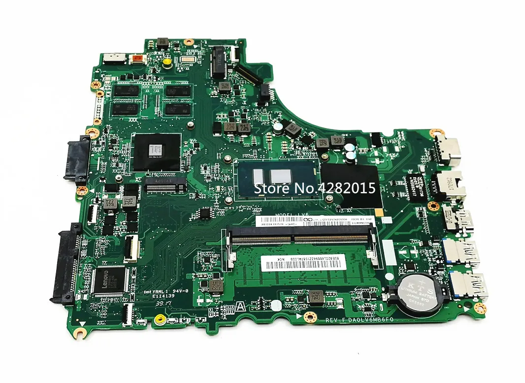 FRU/PN: 5B20L46694 подходит для lenovo V310 14ISK материнская плата ноутбука с SR2EU I3 6100U DAOLV6MB6F0 100%
