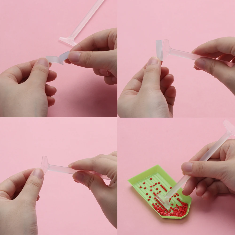 5D ручка для вышивки крестиком из квадратных/круглых страз сделай сам мозаика