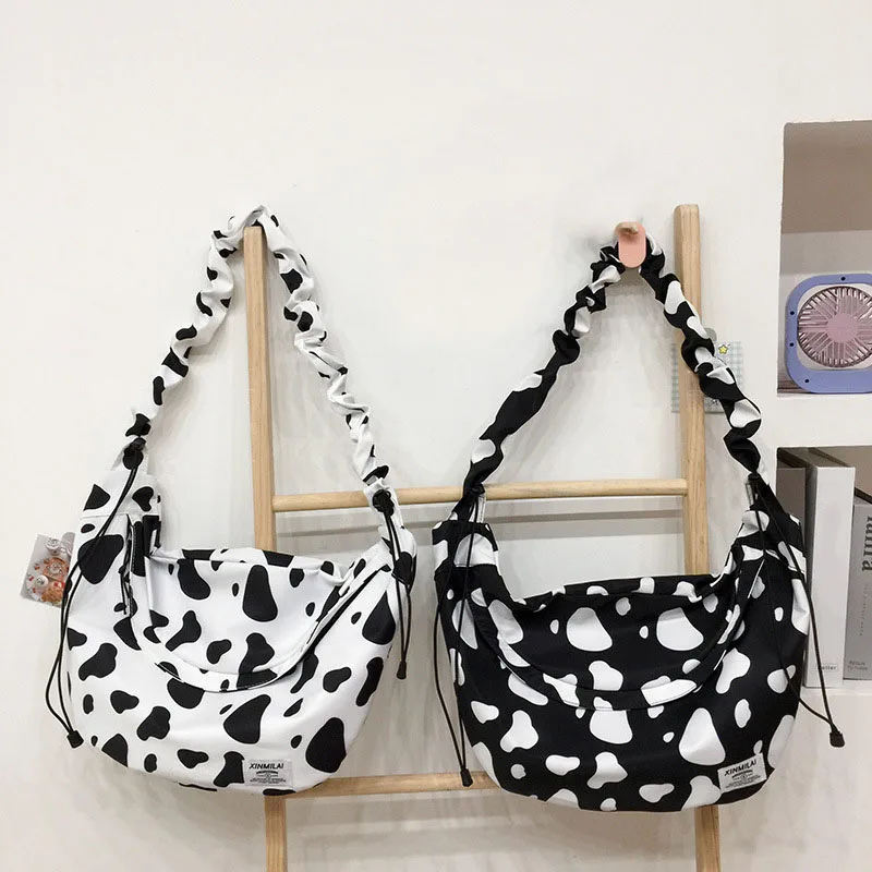 

Fashionable Women's Shoulder Bag Lightweight Large Capacity Messenger Bag for Shopping Traveling A66