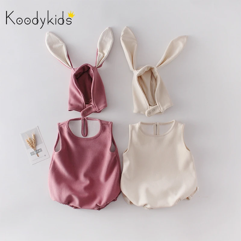Новинка 2020 комбинезоны Koodykids для маленьких девочек и мальчиков весенние