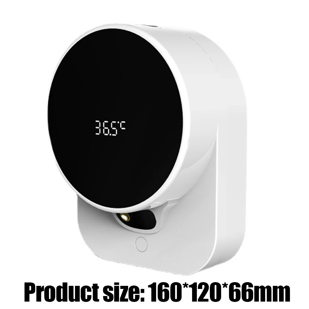 

Automatic Liquid Soap Dispenser with Temperature Sensor Induction Hand Wash Device LED Temperature Display Hand Washer Liquid