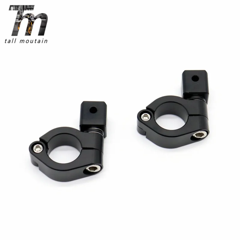 

Headlight Aux Lights Bracket Fog Lamp Supporter for 25mm Bar Universal Motorcycle Front Head Light Accessories CNC Aluminum
