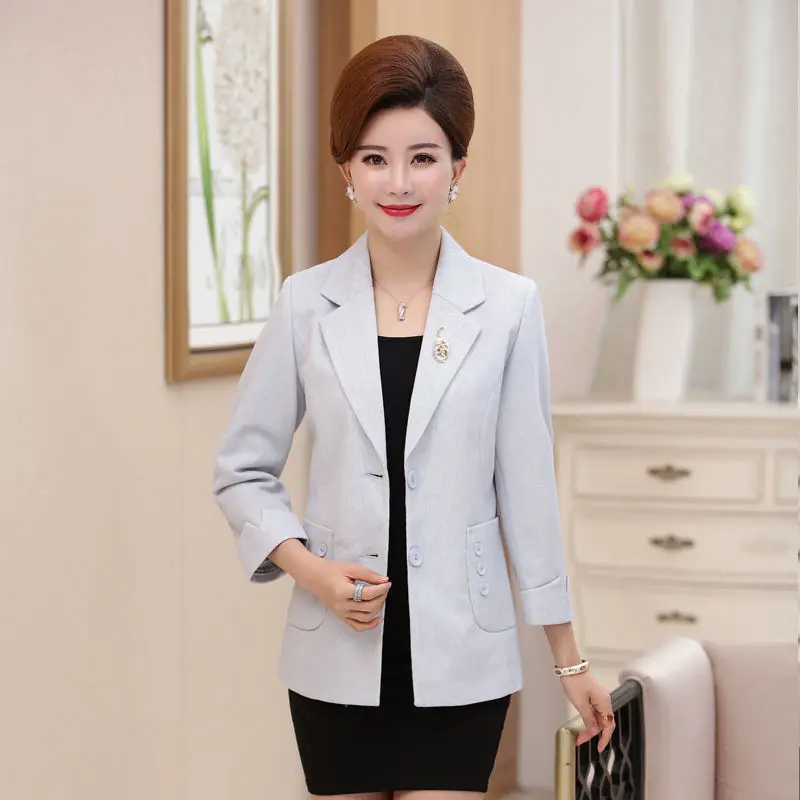 

Women Spring Autumn Short Stylish Blazer Female Single Breasted Suit Coats Ladies Casual Slim Turn Down Collar Outwear Z28