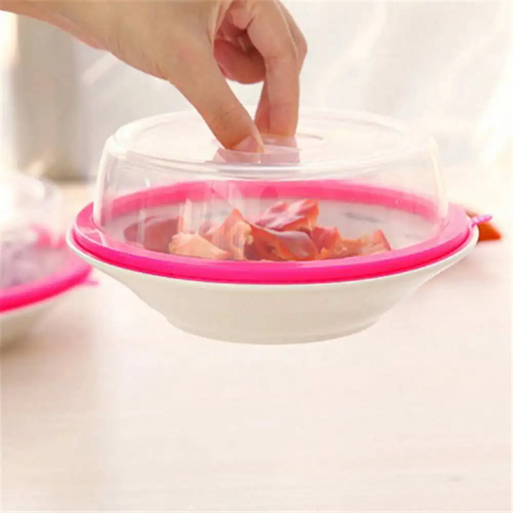 Микроволновая печь разбрызгиватель крышки тарелка крышка Топпер купол свежие