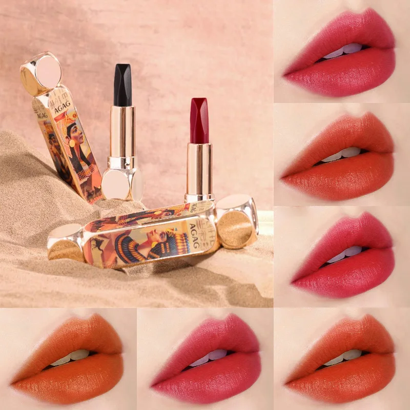 

Six-color Magic Lipstick Waterproof Long Lasting Moisturizing Lip Stick Double Tube Matte Shimmer Makeup Cosmetics