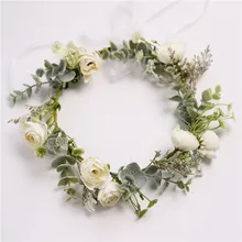 Handmade Wreath Banquet Catwalk Photography Party Headwear European And American Retro Hair Band (3)