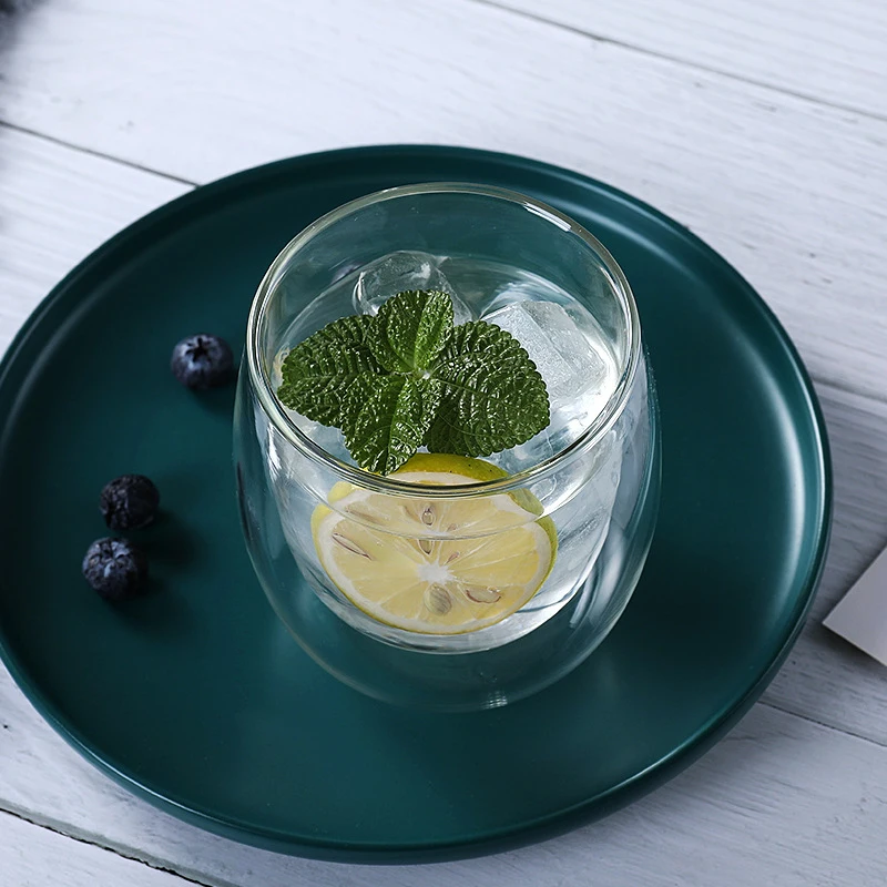 Прозрачная кружка с двойными стенками посуда для напитков кофейные чашки чайный