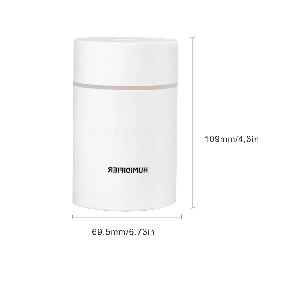 

300ml Humidifier Home Office Air Diffuser Automatic Power-off Water Mist Spraying Humidifier for Home Car