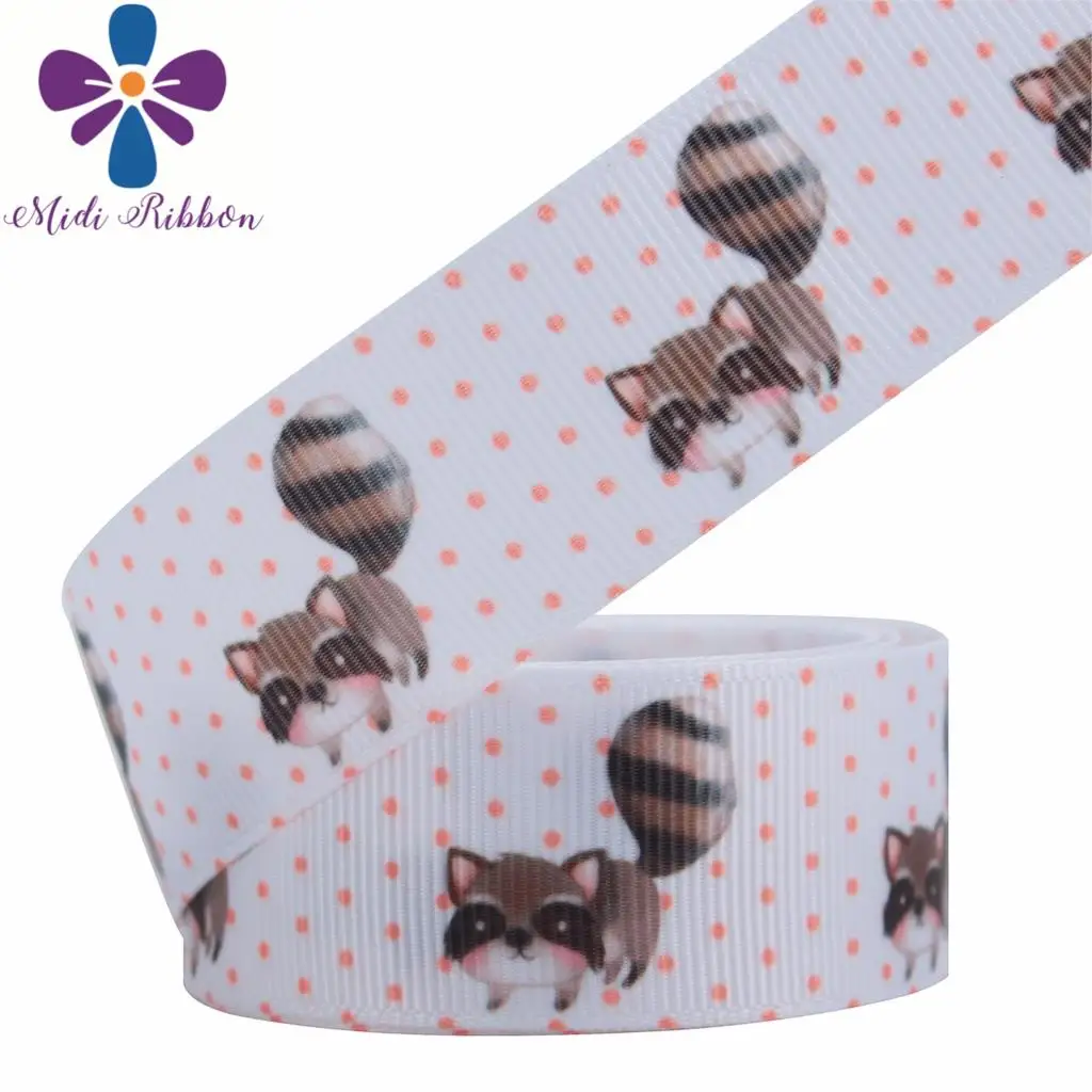 16 мм-75 мм Репсовая лента с принтом в виде слона и панды | Дом сад