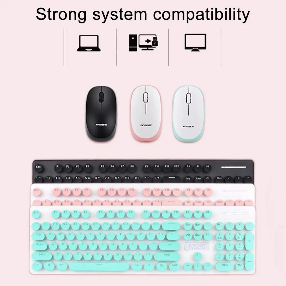 

Computer Accessories 1 Set Practical USB Optical Gaming Mouse ABS Computer Keyboard Comfortable for PC
