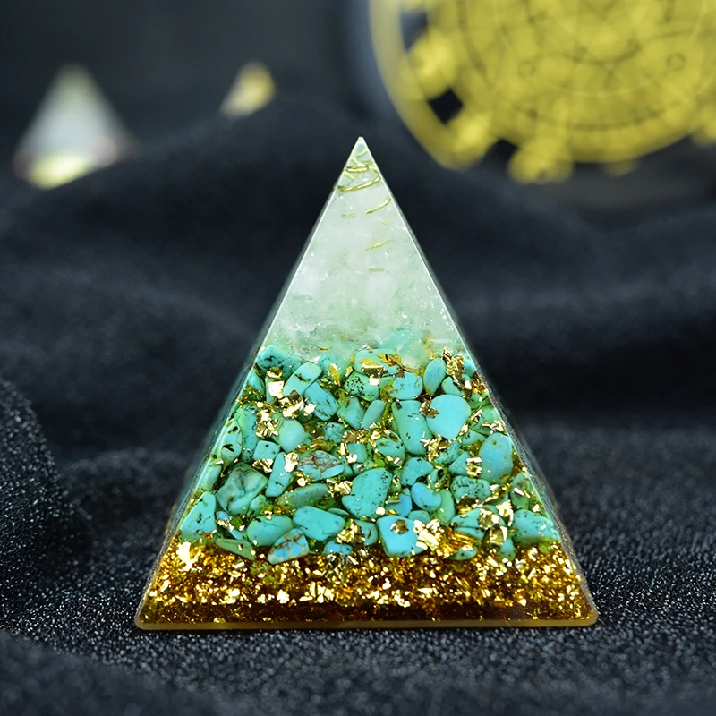 Оргонитовая Пирамида нахата чакра сандальфонская жизнь потенциальная Бирюзовая