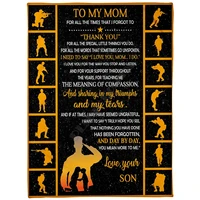 to my mom from military son i love you cozy premium fleece blanket 3d print sherpa blanket on bed home textiles