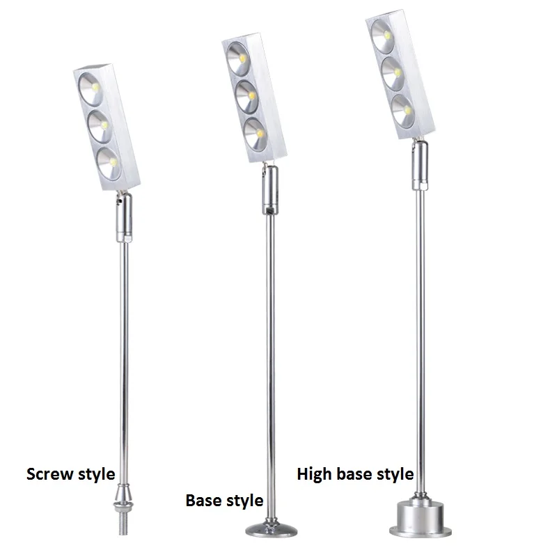 Светодиодный счетчик ювелирных изделий точечное освещение полюс лампа 3w золотые