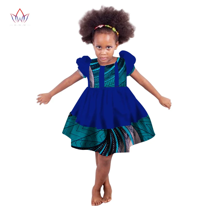 АФРИКАНСКАЯ ДЕВУШКА Костюмы дети Дашики традиционные хлопок Платья для женщин