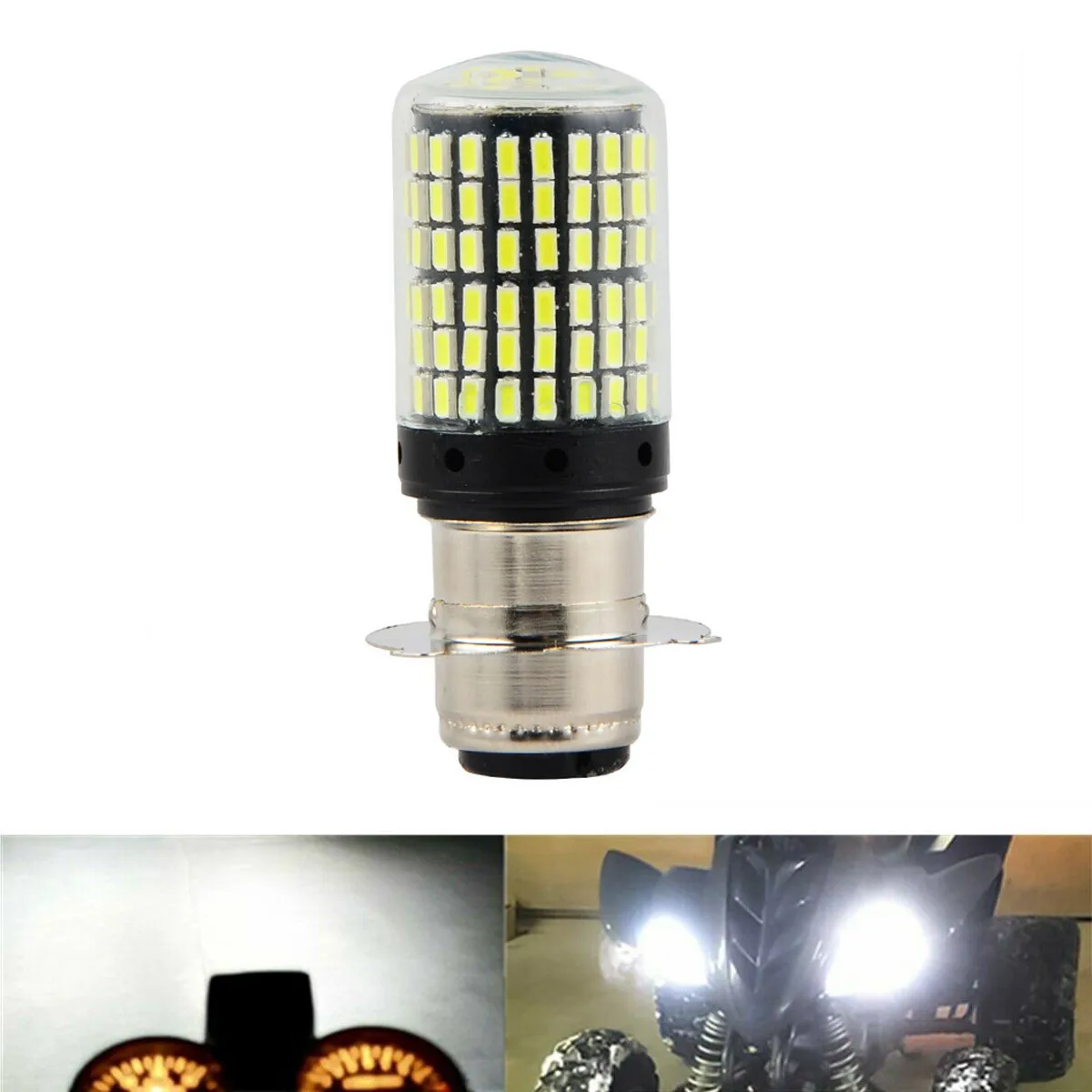 

Single Beam Bulb Universal Headlight White 144 SMD 1pc 3014 360 6500K