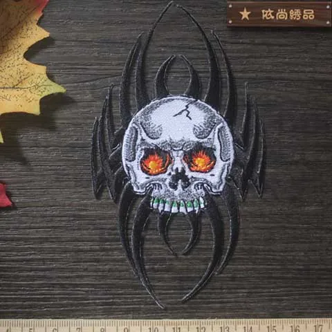 Клейкая наклейка на заднюю панель кожаная куртка нашивка панк рок hi ha ночная