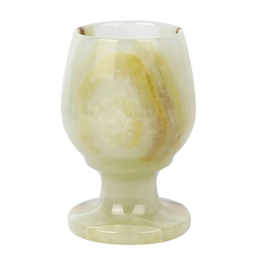 

1pcs 3.5*7.5cm Marble Cup Afghanistan Jade Stones Natural Stones Cup Wine Glass Agate Wedding Drink Cup Party Marriage