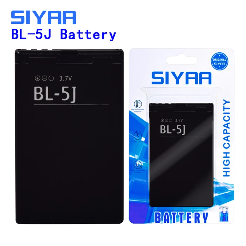 SIYAA оригинальный BL 5C 4C 5J 4B 5B BL4C батарея для Nokia C2 01 5070 1000 6100 1010 1100 Lumia 5800 BL5C 5CBattery|bl-5c