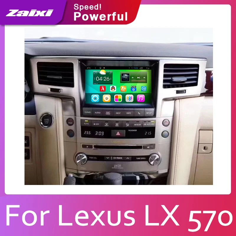 ZaiXi автомобильная система Android 1080P IPS ЖК экран для Lexus LX 570 LX570 2007 2015 автомобильный