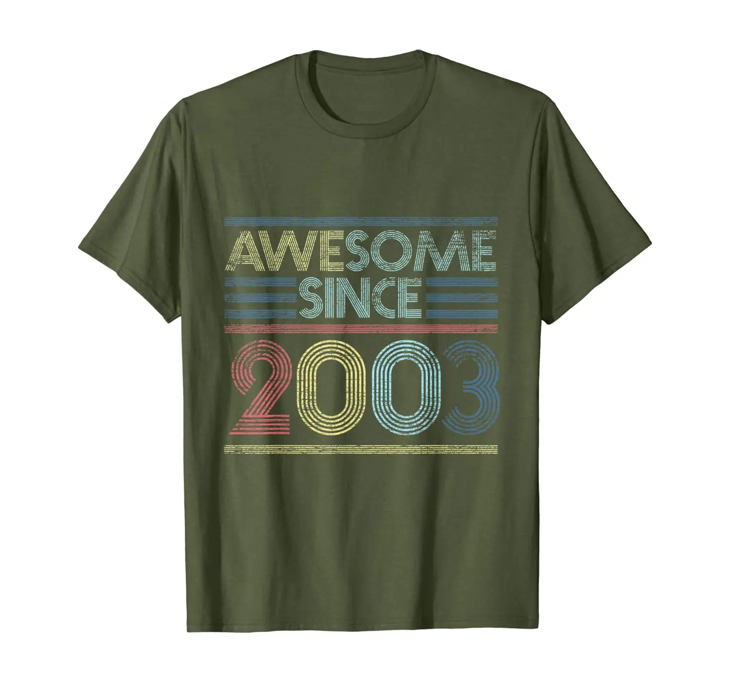 

Vintage 16th Birthday Gifts - Awesome Since 2003 T-Shirt