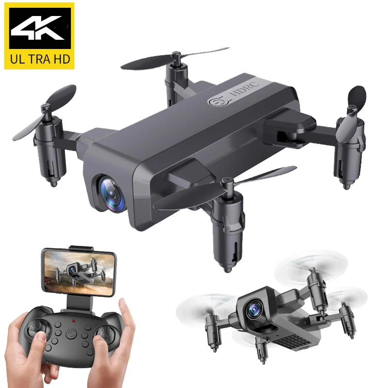 

NEW RC Helicopter H2 Mini Drone 4k HD Camera WIFI FPV Professional Foldable Quadcopter Aerial Photography RC Dron Toys