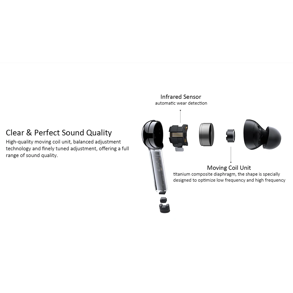 HUAWEI FreeBuds Lite/Enjoy беспроводные наушники стерео наушники водонепроницаемые IP54 наушники голосовое Сенсорное управление Bluetooth наушники