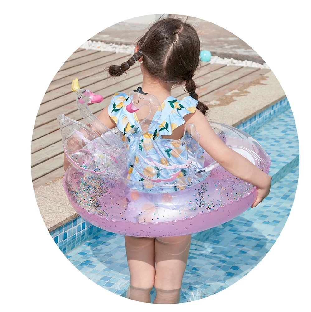 

Swim Float Solid Dropship Trainer Infant Safety Strap Baby Floater Ring Float Pool Toy Child Lying Relaxing Baby Inflatable