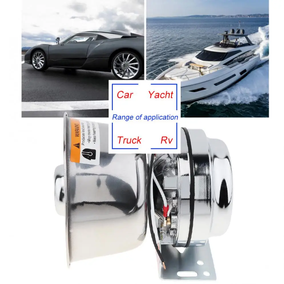 Автомобильная Предупреждение льная сирена 12 В 200 Вт 18 тонов громкий звуковой