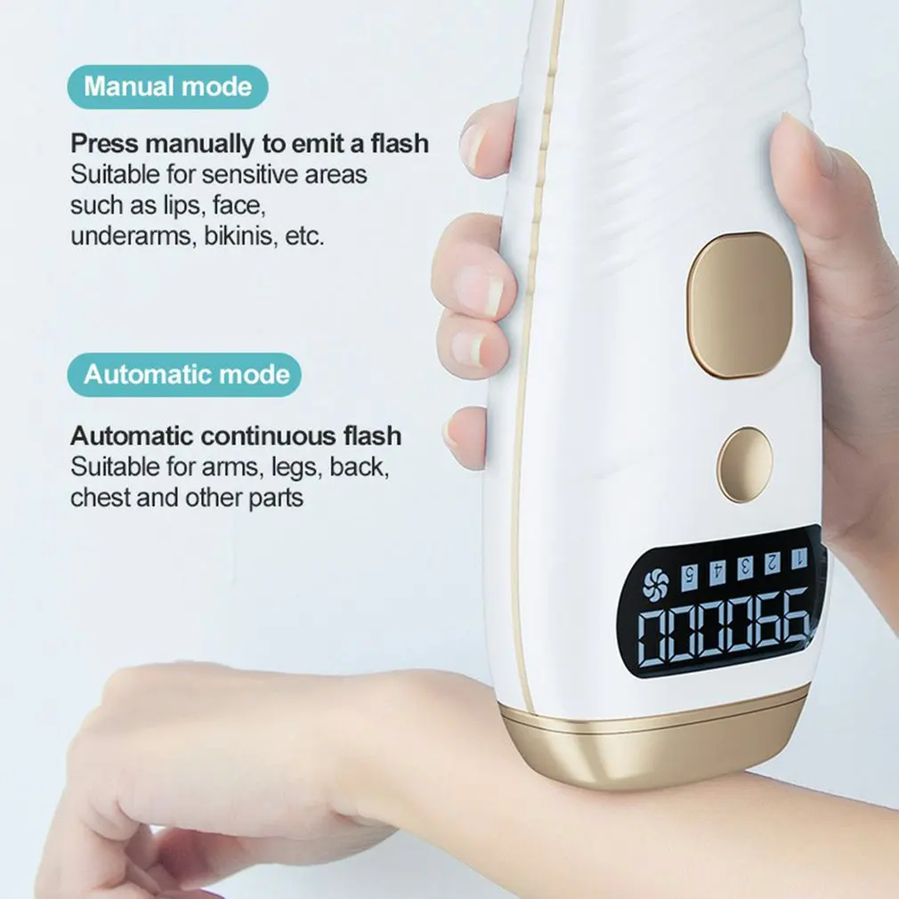 

W-1092 990000 Flash IPL Laser Hair Removal Machine Quartz Lamp Permanent 5 Levels Facial Body Hair Trimmer Epilator