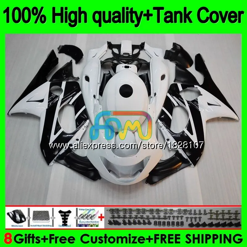 

YZF600R For YAMAHA Thundercat 96 97 Black white 98 99 00 01 02 72BS.5 YZF-600R YZF 600R 1996 1997 1998 1999 2000 2001 Fairing