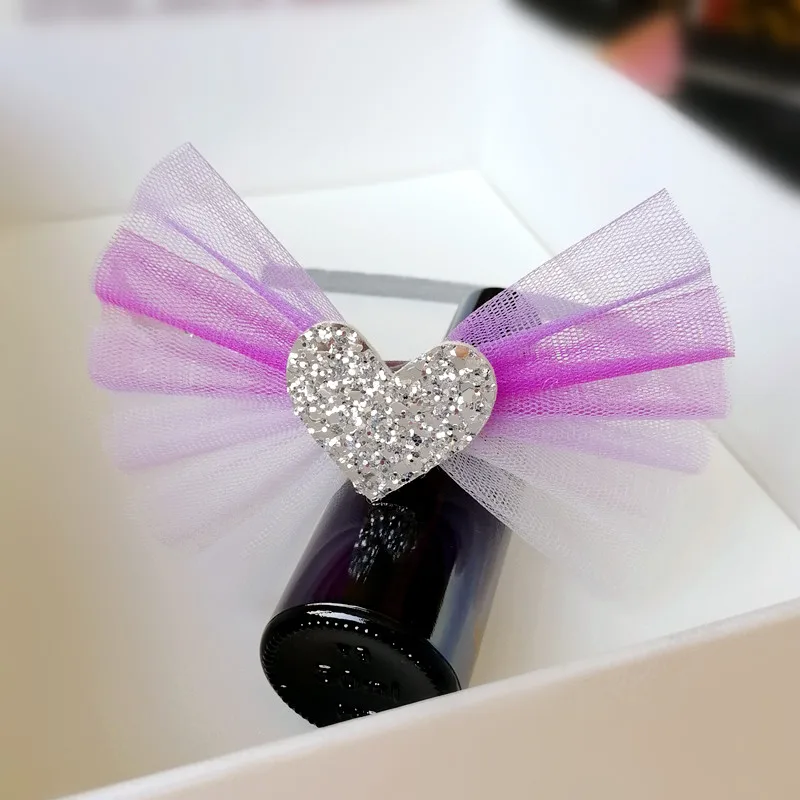 Silver heart Перепродажа блестящая фетровая Корона плотная повязка на голову жемчуг Королевский стиль детские повязки на голову сверкающий кристалл сплав Корона для девочек повязки на голову принц - Цвет: Silver heart