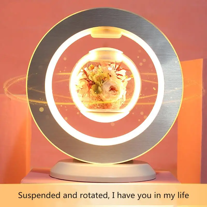 

Christmas tanabata lover 520 creative gift magnetic levitation immortal flower gift