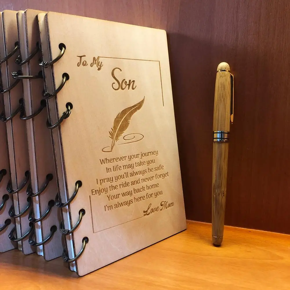 Custom Journal винтажные деревянные записные книжки Дневник для путешествий