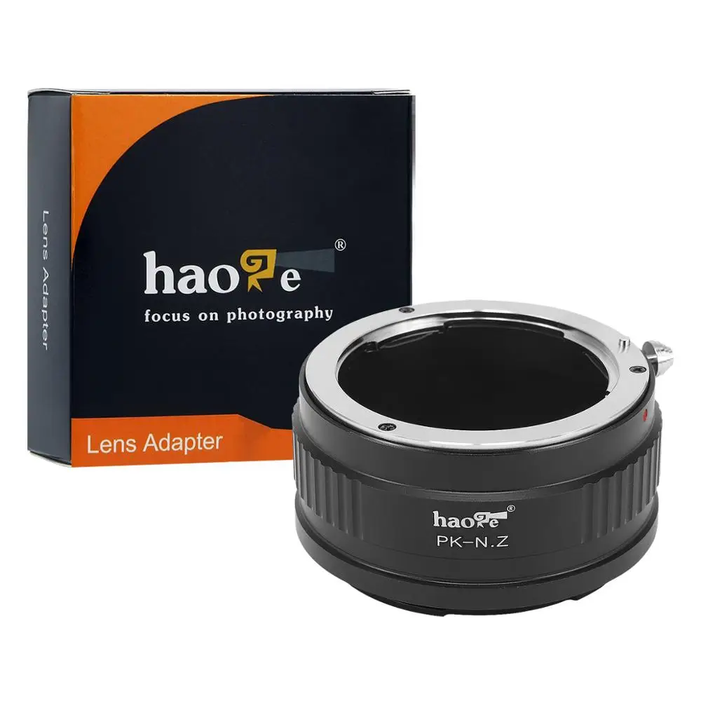 Haoge ручной адаптер крепления объектива для Pentax K PK к камере Nikon Z такой как Z6 Z7