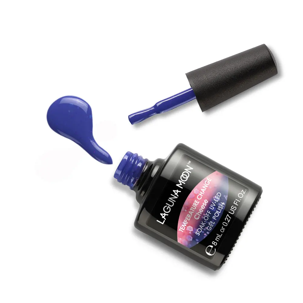 Lagunamoon 8ml Cheese Change Color UV Gel Nail Polish Temperature Change Color Soak Off Nail Art Varnish Gellak Hybrid Lacquer
