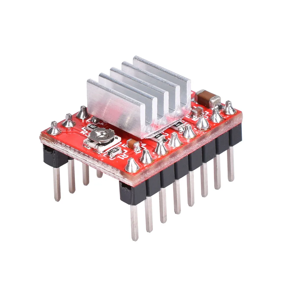 

5PCS A4988 Reprap Stepper Driver Motor Driver Module+Heat Sink 3D Printer Reprap