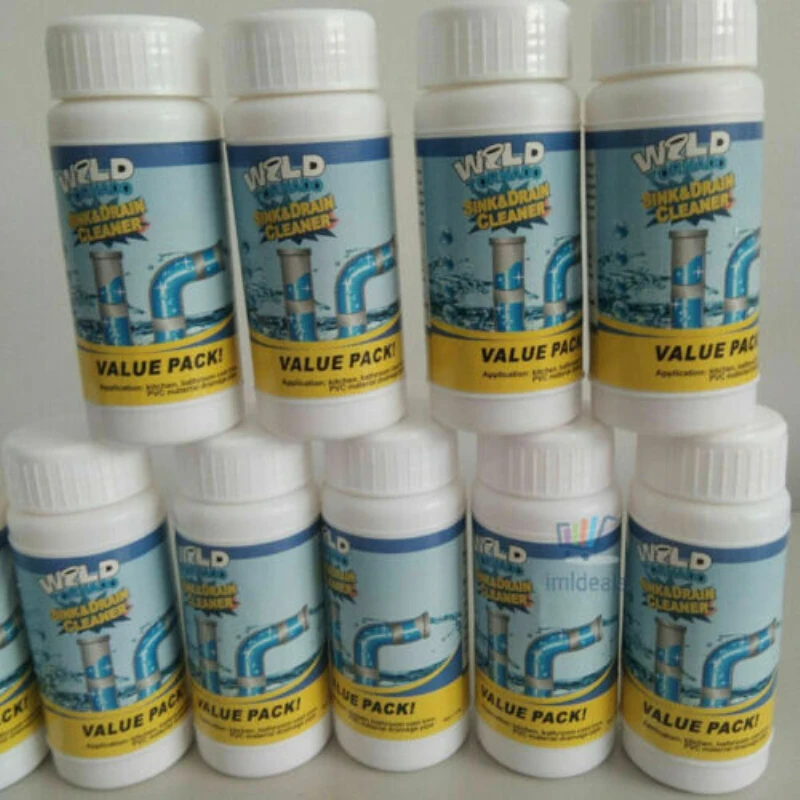 

Powerful pipeline dredging agent powerful sink drain cleaner for kitchen sewer close-up Drain & Pipe cleaning tools