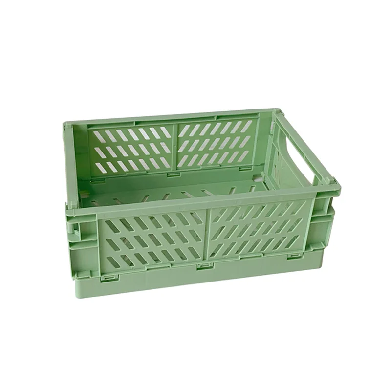 1 PC Collapsible Crate Plastic Folding Storage Box Basket Utility Cosmetic Container Desktop Holder Home Use Multifunctional | Дом и сад