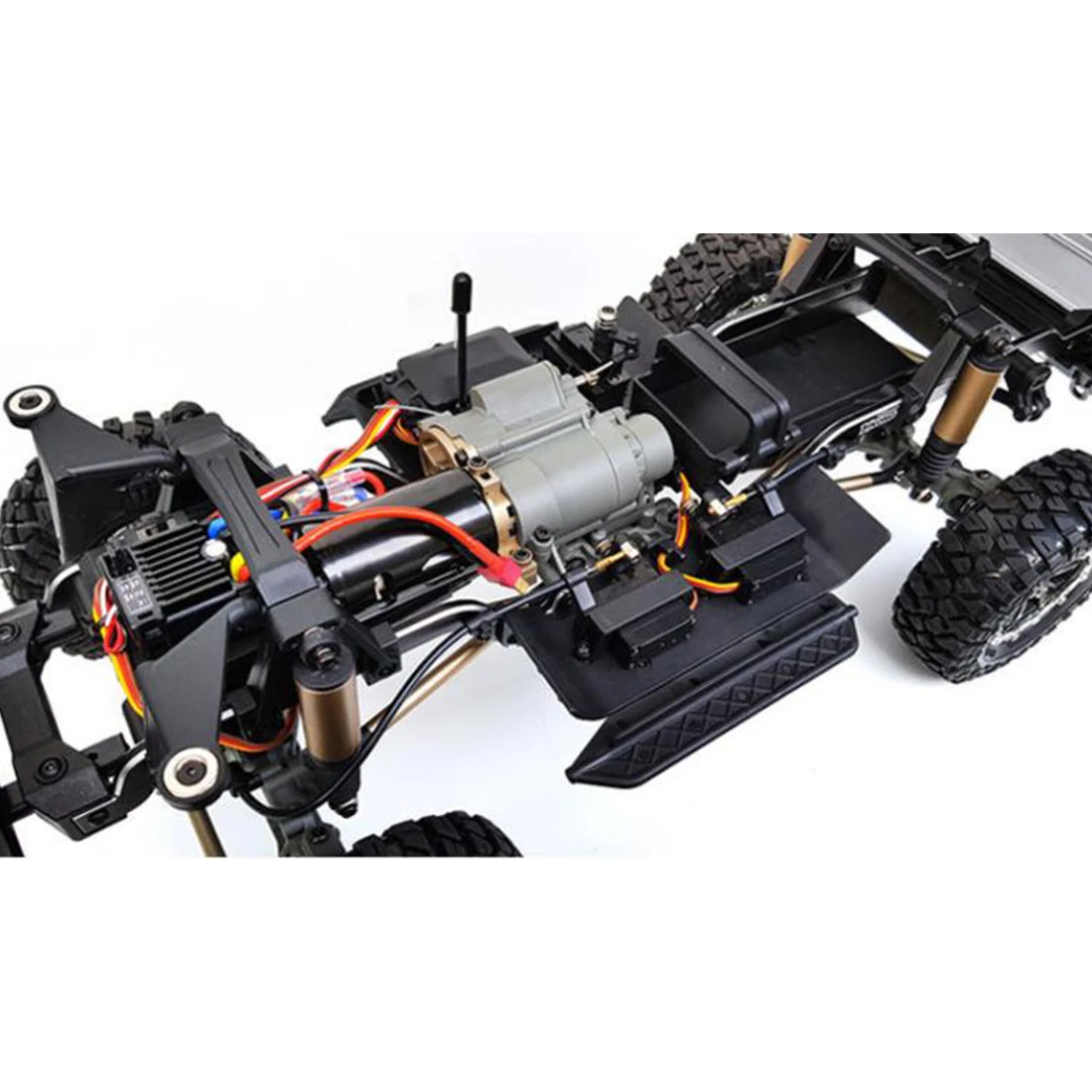 

YK 4101PRO 1/10 2.4G 6CH 4WD Off-road Vehicle RC Crawler Car Remote Control Pickup Truck Toy remote control toys for boys - Grey